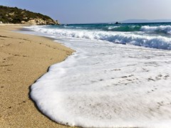 Armenistis beach at Chalkidiki, Greece