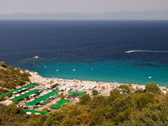 Armenistis camping and beach, Sithonia, Halkidiki, Greece
