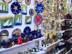 Souvenir shop in Ouranopolis, Athos Peninsula, Mount Athos, Chalkidiki, Greece2