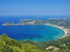Залив с Святого Георгия на острове Корфу