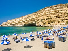 21_Famous-Beach-Matala,-Greece-Crete