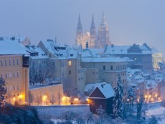 Пражский Град зимой