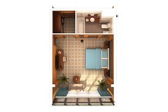 LES Art Resort Zagorodny`j otel`: Сьют "Панорамный" 2-местный 1-комнатный  - photo 55