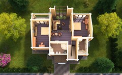 LES Art Resort Zagorodny`j otel`: Вилла 6-местная 2-этажная Вилла 6-местная 2-этажная - photo 49