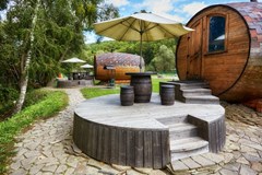 Berxino Gostinicza: Дом 2-местный 1-комнатный (Бочка Диогена) - photo 40