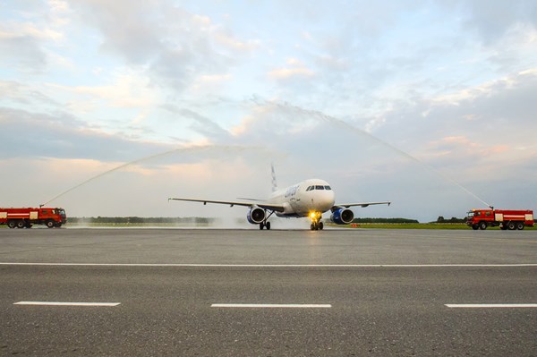 Осуществлен первый рейс а/к Ellinair по маршруту Тюмень – Салоники 