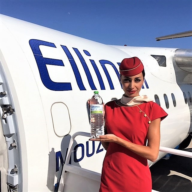 Theoni water just landed with Ellinair! 