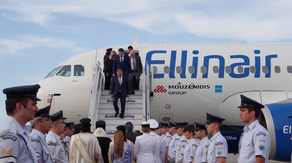 Исторический момент для авиакомпании Ellinair – перевозка святых мощей Святой Елены.